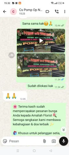 Testimonial Papan Bunga ciaro